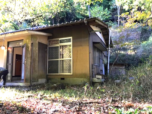 梅田町4丁目ログハウス風戸建ての庭