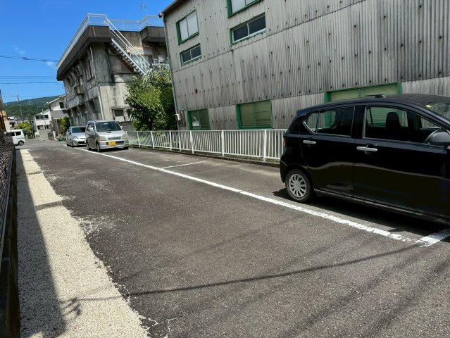 静岡県伊豆の国市　一棟アパートの駐輪場