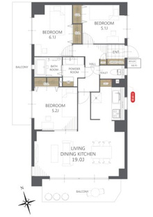 【間取り】ダイアパレス栄町 