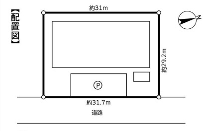 朝霞市大字上内間木の倉庫|配置図