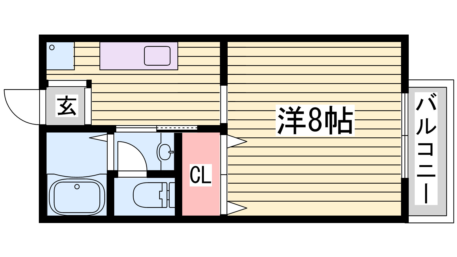 ハイネス本荘の間取り