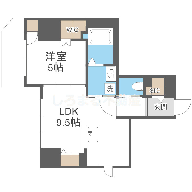 LaCasa上汐の間取り