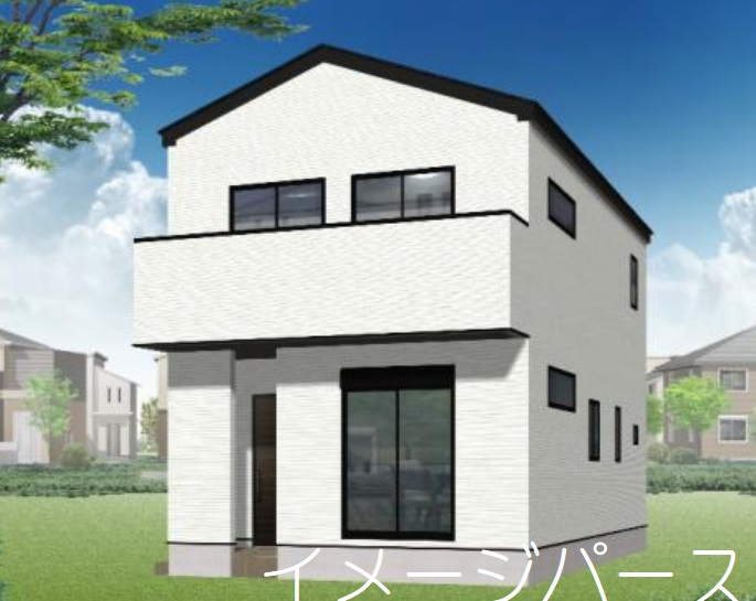 新築一戸建て　川越市大字山田の外観パース|イメージパースです