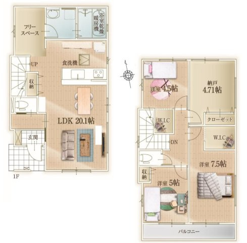 新築一戸建て　川越市大字山田