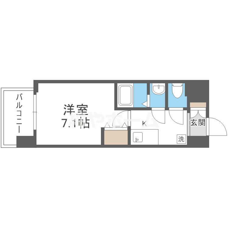 LIVIAZ OSAKA Veriteの間取り