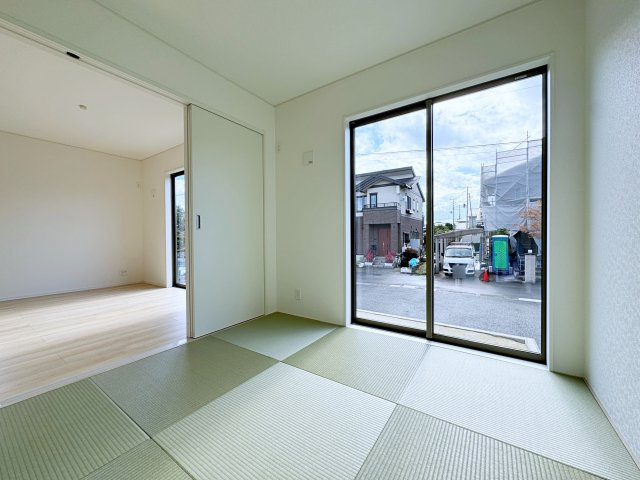 新築戸建・建売　郡山市富田町第19　CRADLE GARDEN　全8棟の和室|用途に応じてアレンジのできる洋風も取り入れた和室！