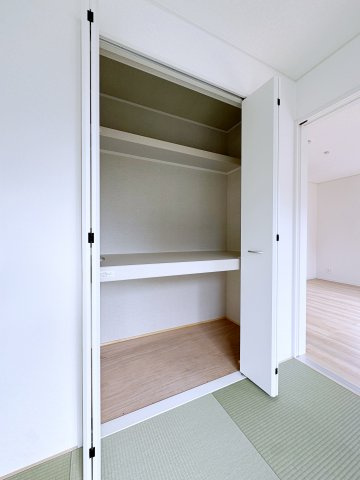 新築戸建・建売　郡山市富田町第19　CRADLE GARDEN　全8棟の収納|畳は足触りがいいので裸足で歩いても気持ちがいいです！