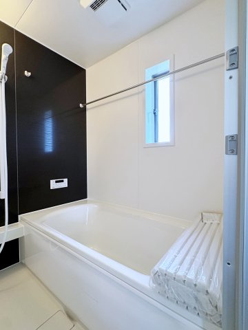 新築戸建・建売　郡山市富田町第19　CRADLE GARDEN　全8棟の浴室|浴室乾燥機付きで雨の日や花粉の時期でも室内干しができるので安心です！