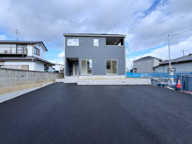 新築戸建・建売　郡山市富田町第19　CRADLE GARDEN　全8棟の前面道路含む現地写真