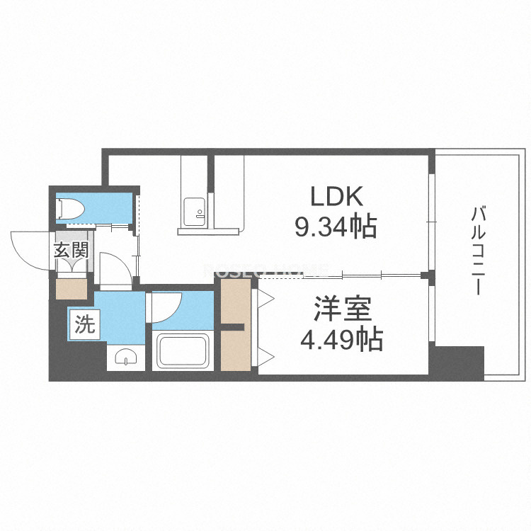 プレジオ都島ASIANの間取り