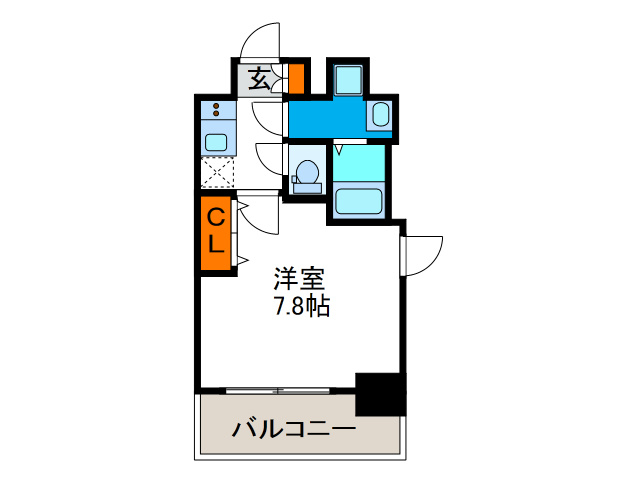 セオリー大阪ベイシティの間取り