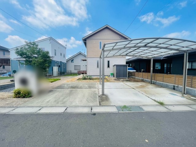 【駐車場】 | 笠間市鯉淵　積水ハイム施工　オール電化中古戸建