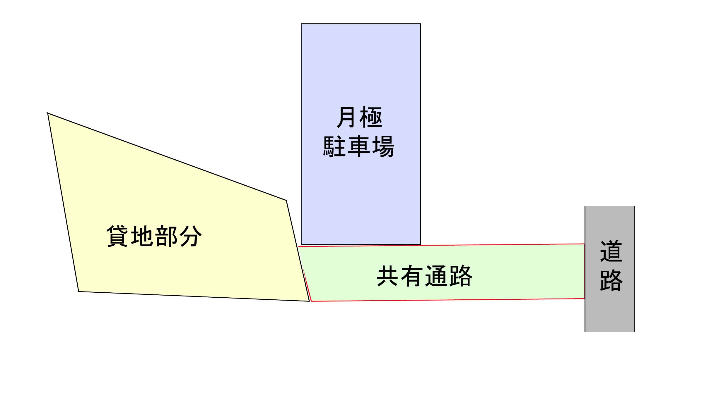 井野1109-155貸地の区画図