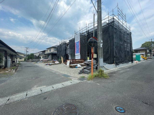 新築戸建・建売　二本松市竹田二丁目　CRADLE GARDEN　全5棟の前面道路含む現地写真