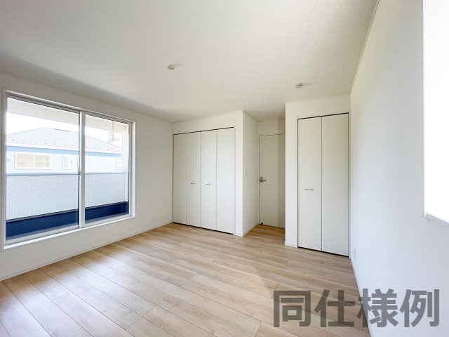 新築戸建・建売　二本松市竹田二丁目　CRADLE GARDEN　全5棟の洋室|同仕様