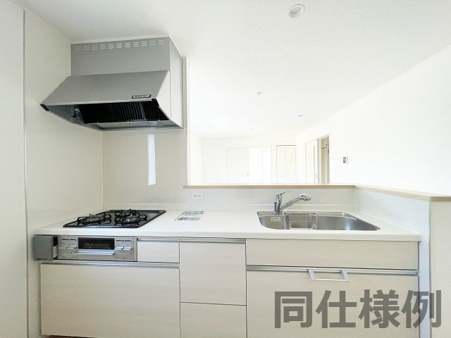 新築戸建・建売　二本松市竹田二丁目　CRADLE GARDEN　全5棟のキッチン|同仕様