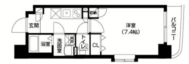 【間取り】 | クレール谷町