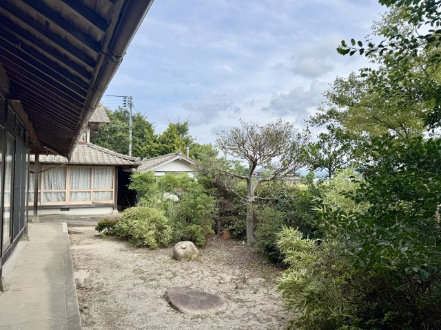 斐川町中洲　戸建ての庭