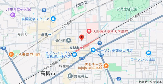 北園ハイツの地図