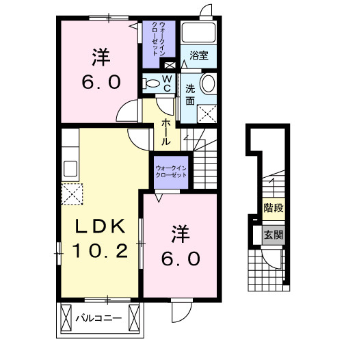 ワンネスサピーＡの間取り