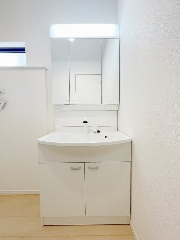 新築戸建・建売　二本松市竹田二丁目　CRADLE GARDEN　全5棟の独立洗面台