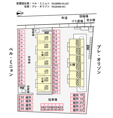 【区画図】 | ベル・ミニョンＡ