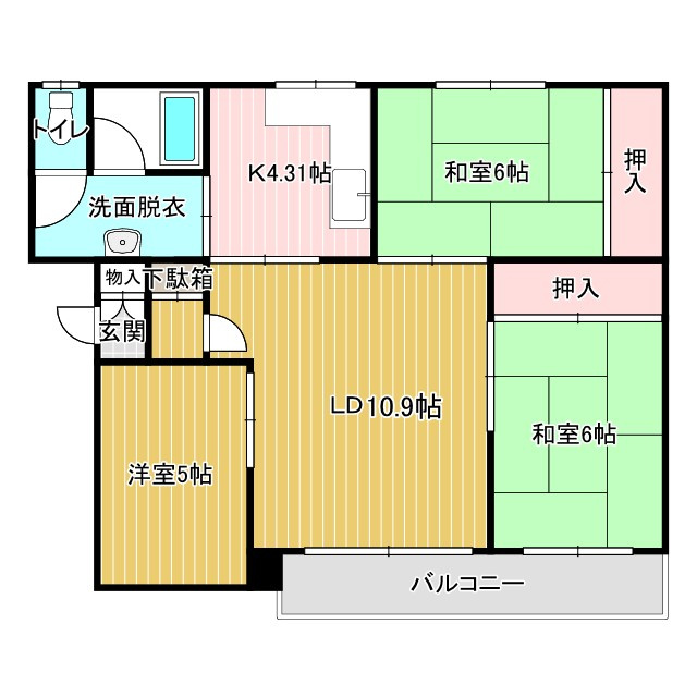 エスポワールの間取り