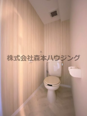 【トイレ】 | 　フリーディオ山之上 | 落ち着いたトイレです