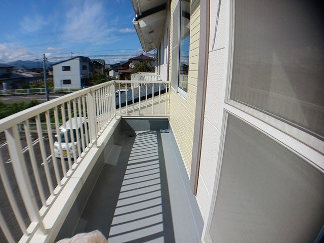 パストラル北上Ⅱのバルコニー