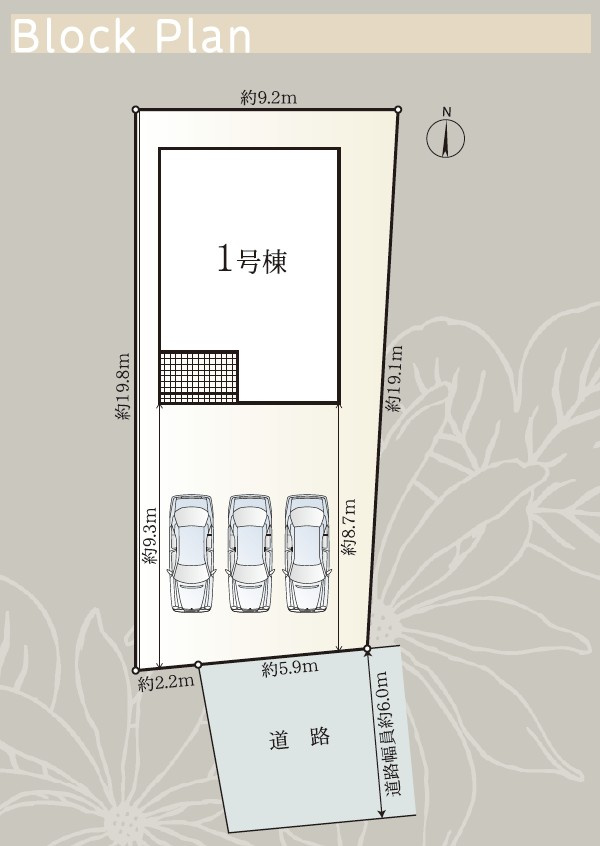 クレイドルガーデン宇多津町第三の区画図