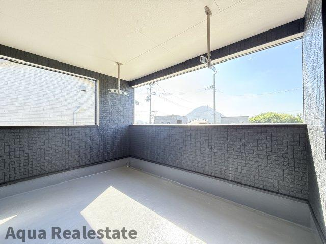 クレイドルガーデン宇多津町第三のバルコニー|落ち着いた時間を過ごせるバルコニーです