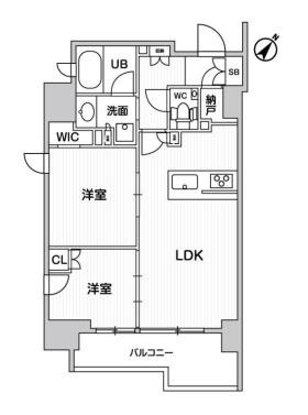 【間取り】 | ディームス大井町 | 間取り図
