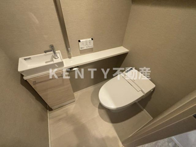 【トイレ】 | ディームス大井町 | 落ち着いた色調のトイレです