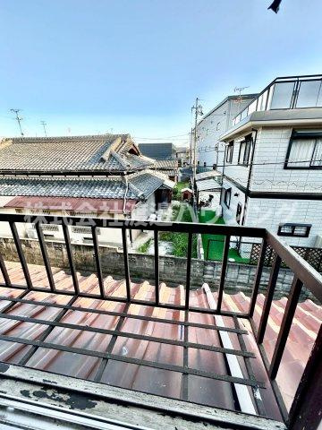 北田テラスハウスのバルコニー