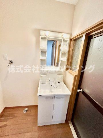 北田テラスハウスの洗面所