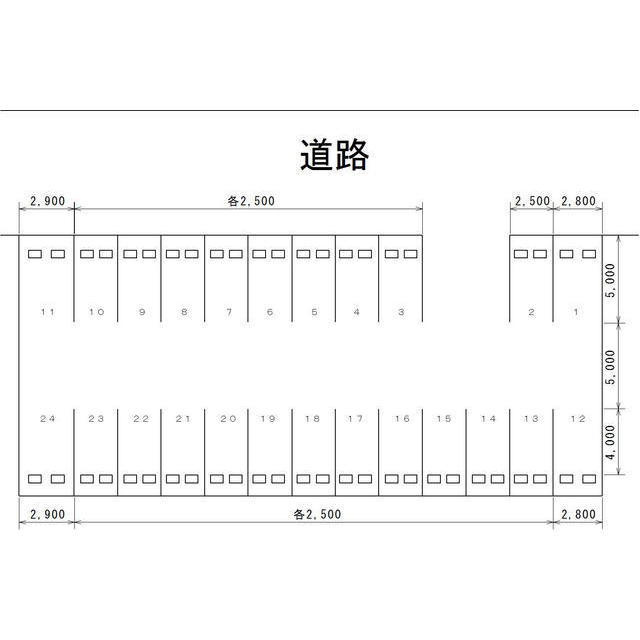 岐阜市福光東１丁目の駐車場の間取り