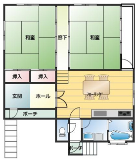 【間取り】 | 京丹後市　戸建