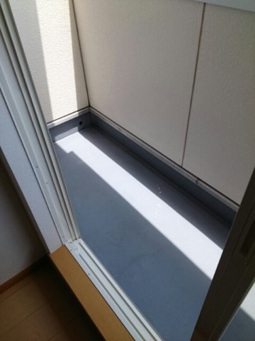 パルティールＡのバルコニー