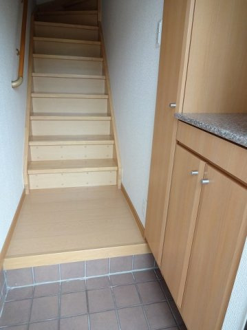 パルティールＡの玄関