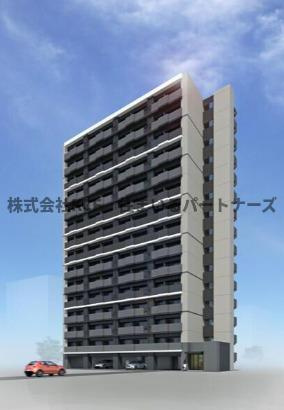 S-RESIDENCE久留米六ツ門abreastⅡの外観|こちら、外観パースです