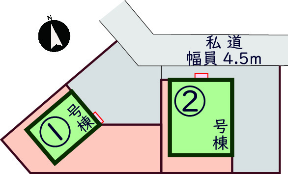【区画図】 | ＼大 幅 値 下 げ／古川境野宮第５期　１号棟