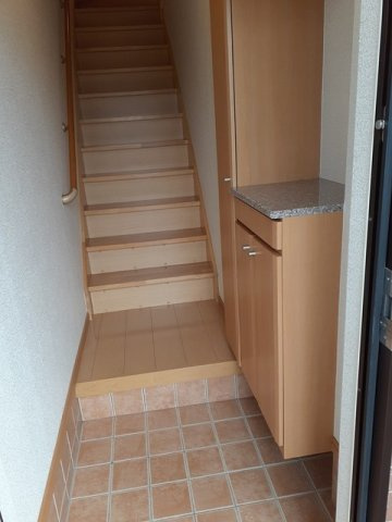 ボヌール　Ａの玄関