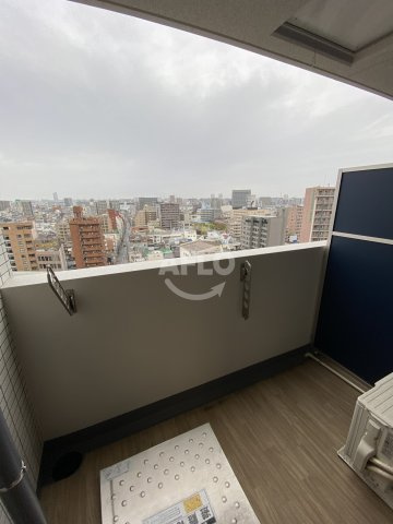 プレサンスOSAKA DOMECITYクロスティのバルコニー|プレサンスOSAKA DOMECITYクロスティ（プレサンスオオサカドームシティクロスティ）　バルコニー&眺望