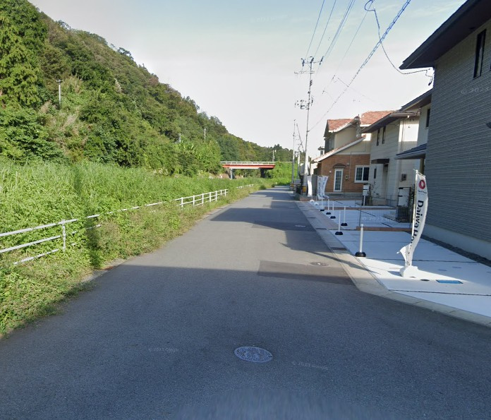 【新築戸建】　いわき市泉滝尻2丁目第2　全3棟　長期優良住宅の前面道路含む現地写真|ご参照ください。