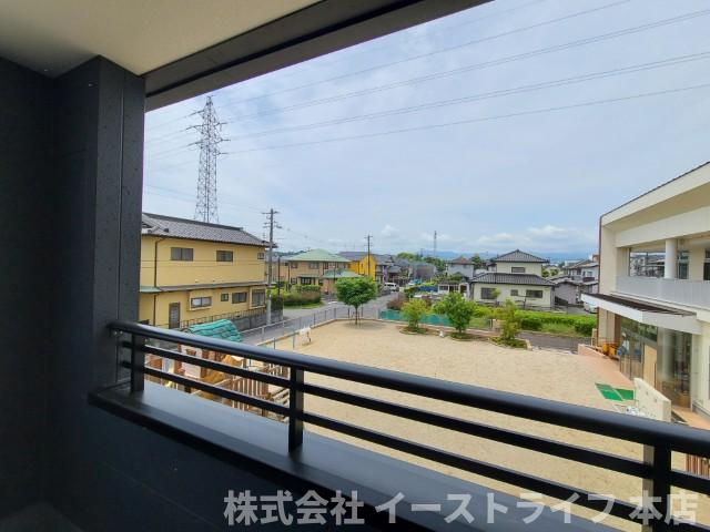 【新築戸建】　いわき市平東町第3　全2棟　長期優良住宅　【ラスト1棟】の展望|1号棟写真　バルコニーからの眺望です
