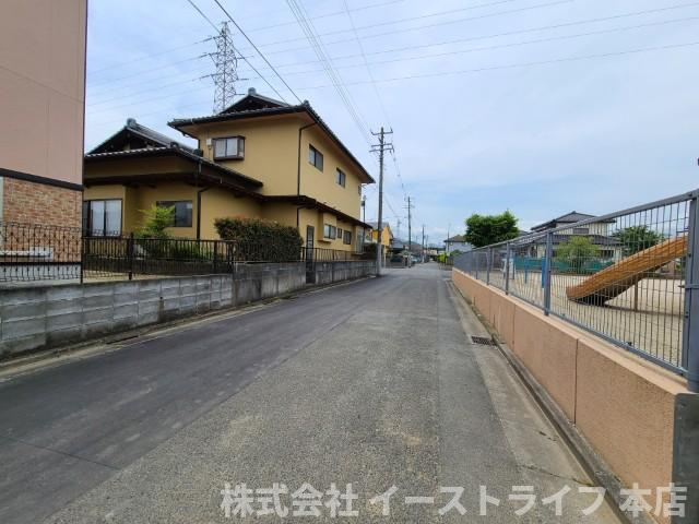 【新築戸建】　いわき市平東町第3　全2棟　長期優良住宅　【ラスト1棟】の前面道路含む現地写真|南側6.0ｍ公道
