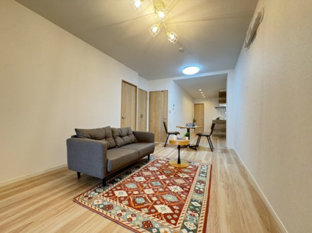 南ヶ丘アイリスＢ号棟の居間・リビング