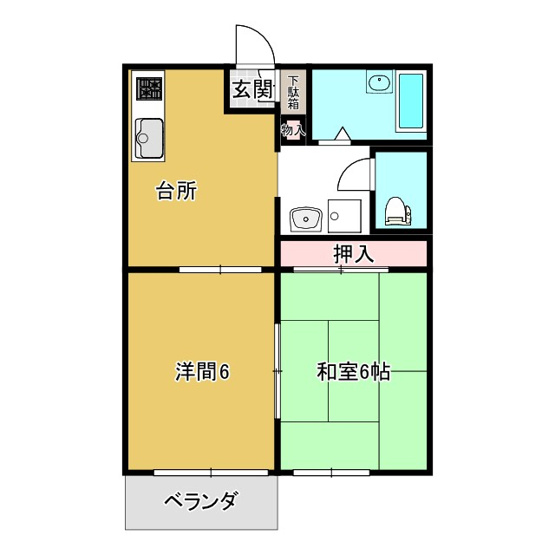 【間取り】 | ハイツＭ