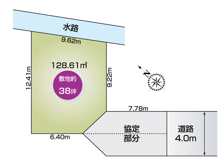 【区画図】春日部市粕壁東３丁目