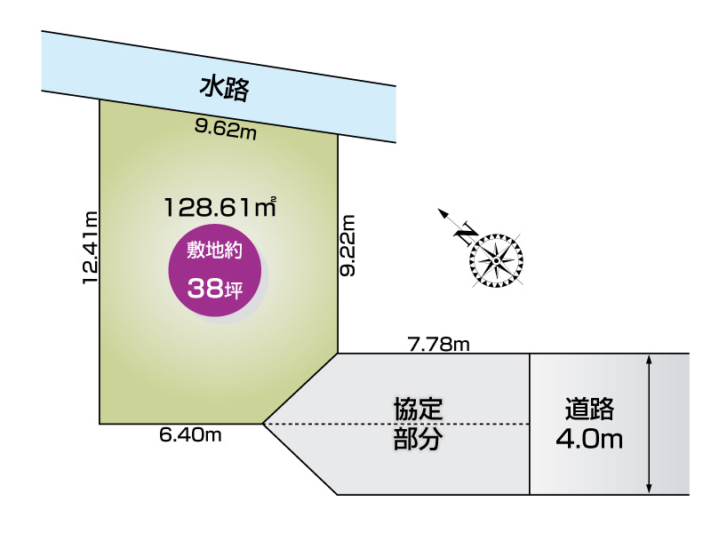 【区画図】春日部市粕壁東３丁目